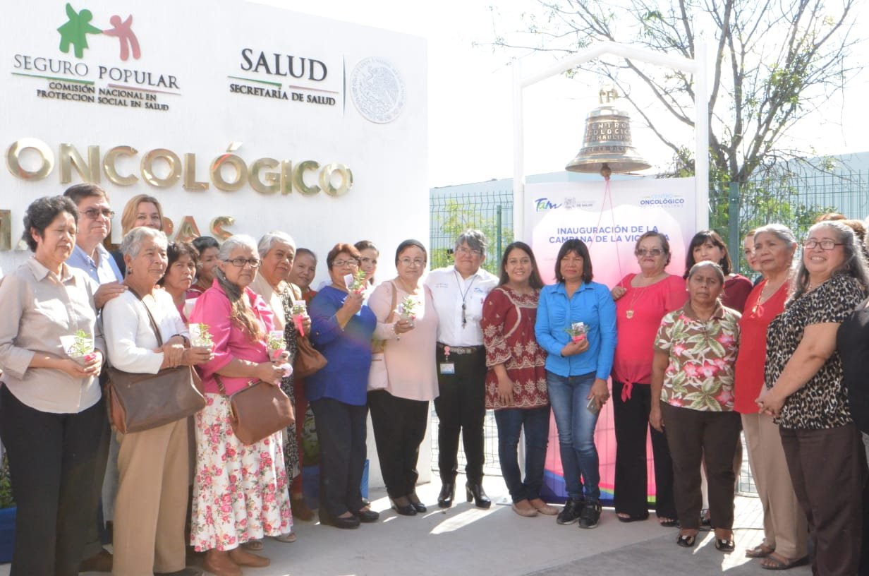 SST-016-2019.-Tocan 98 tamaulipecas Campana de la Victoria tras vencer el cáncer.