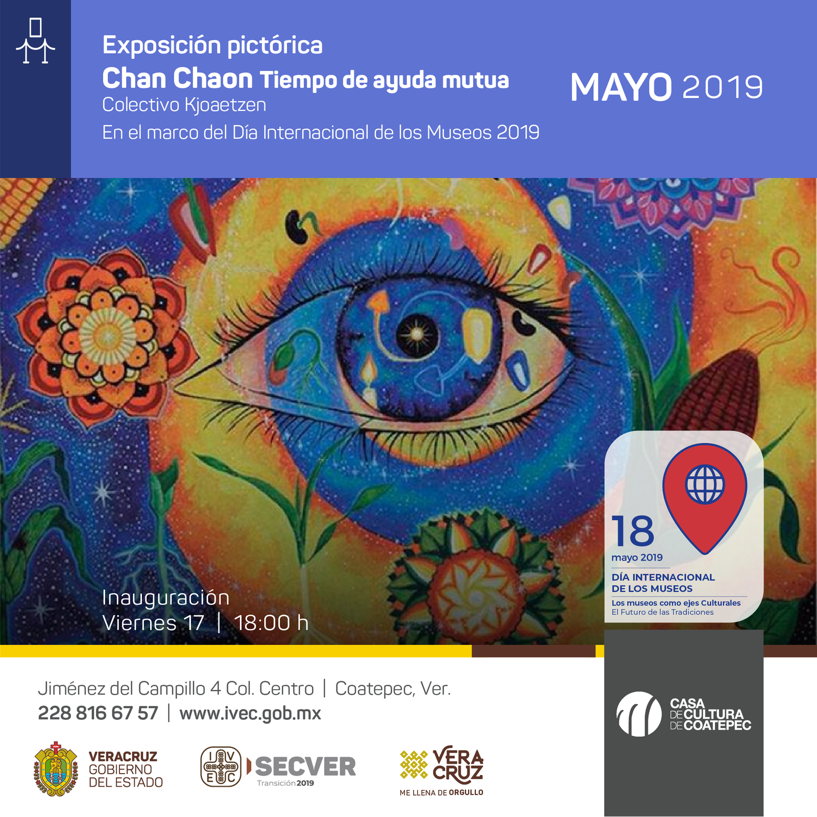 Exposición Chan Chaon Casa Cultura Coatepec