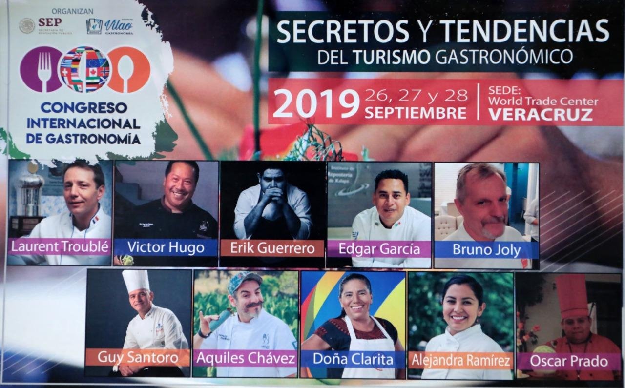 CARTEL CONGRESO I. DE GASTRONOMÍA