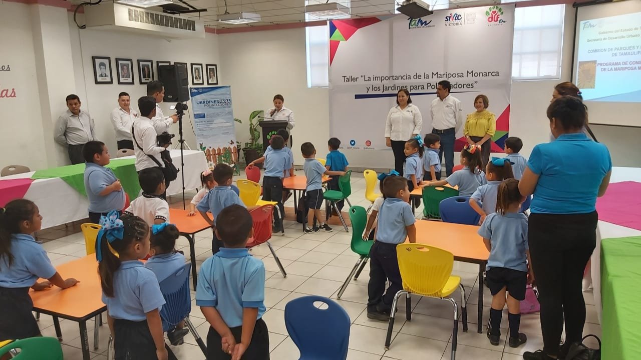 CPB-015-2019.-Imparten Taller La Importancia de la Mariposa Monarca y los Jardines para polinizadores a público infantil (4)