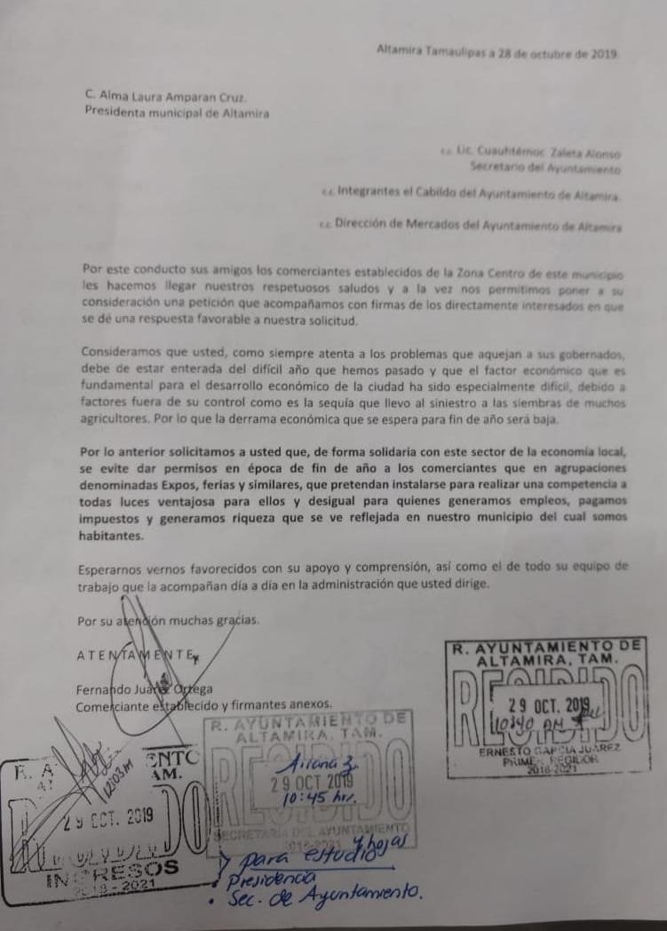 altamira comerciantes