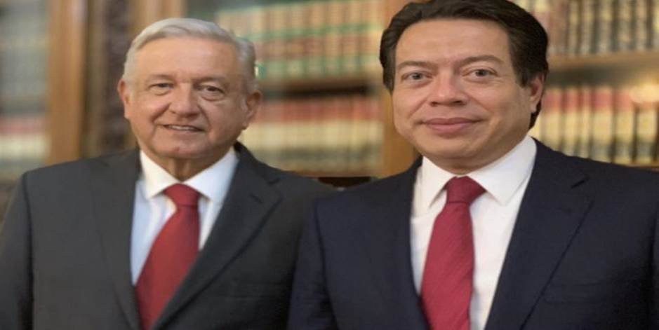 MARIO DELGADO Y AMLO