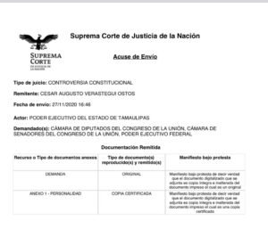 TAM-208-2020.-Presenta Gobierno de Tamaulipas controversia constitucional por desaparición de fideicomisos