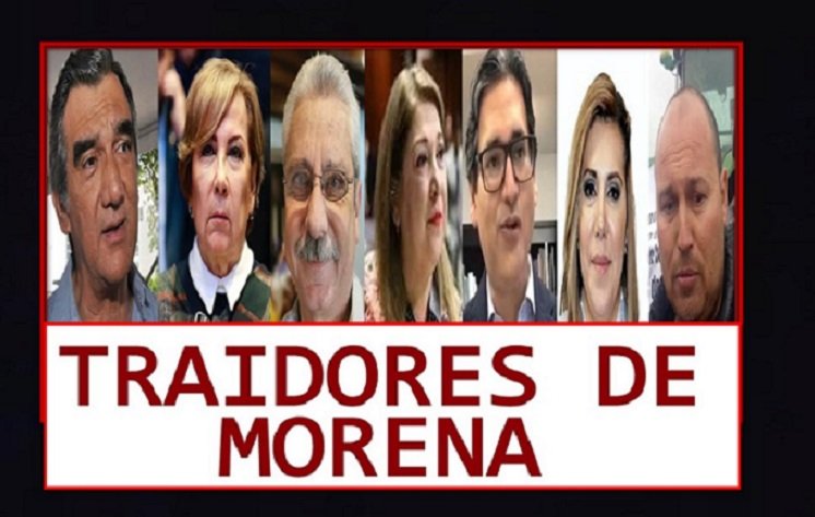 FOTO TRAIDORES DE MORENA