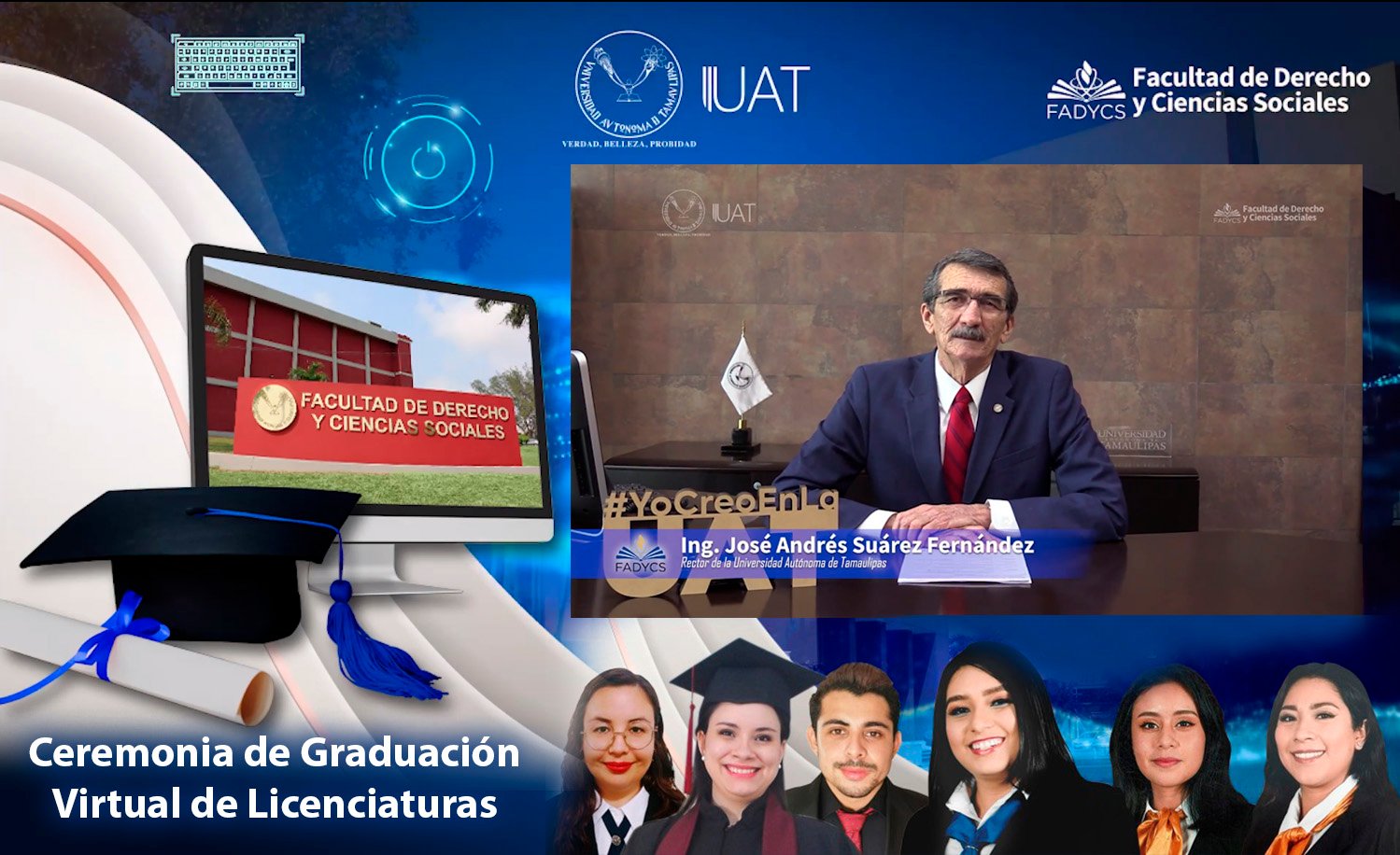 collage graduación FADYCS 21 06 2021