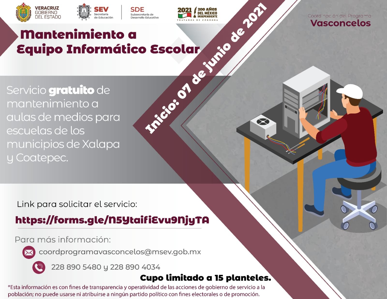 MANTENIMIENTO EQUIPO INFORMÁTICO