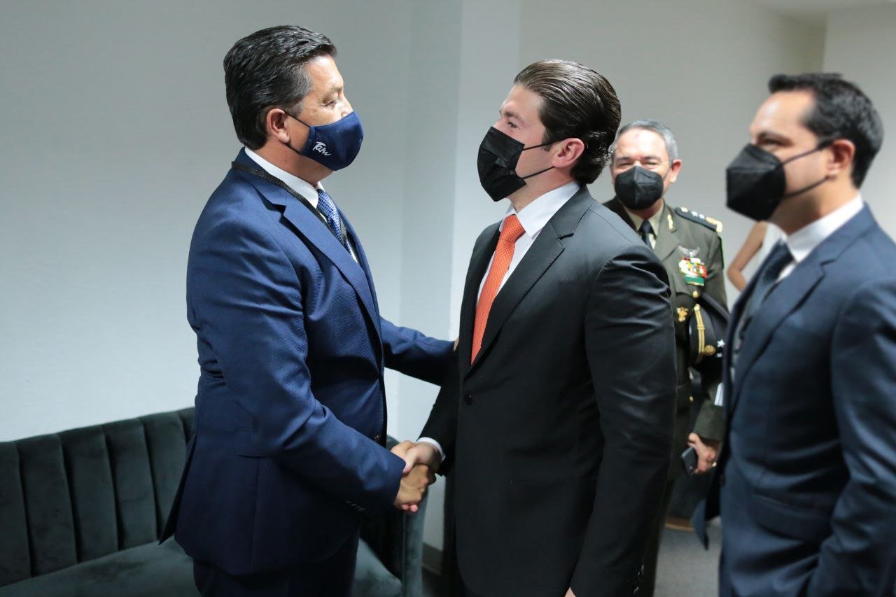 TAM-146-2021.-Gobernadores Francisco Cabeza de Vaca y Samuel García coinciden en la demanda de justicia presupuestal para las entidades (2)