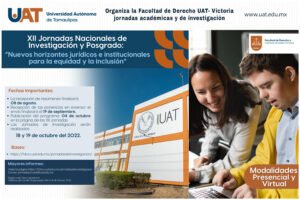 02 Organiza la Facultad de Derecho UAT-Victoria jornadas acade╠ümicas y de investigacio╠ün
