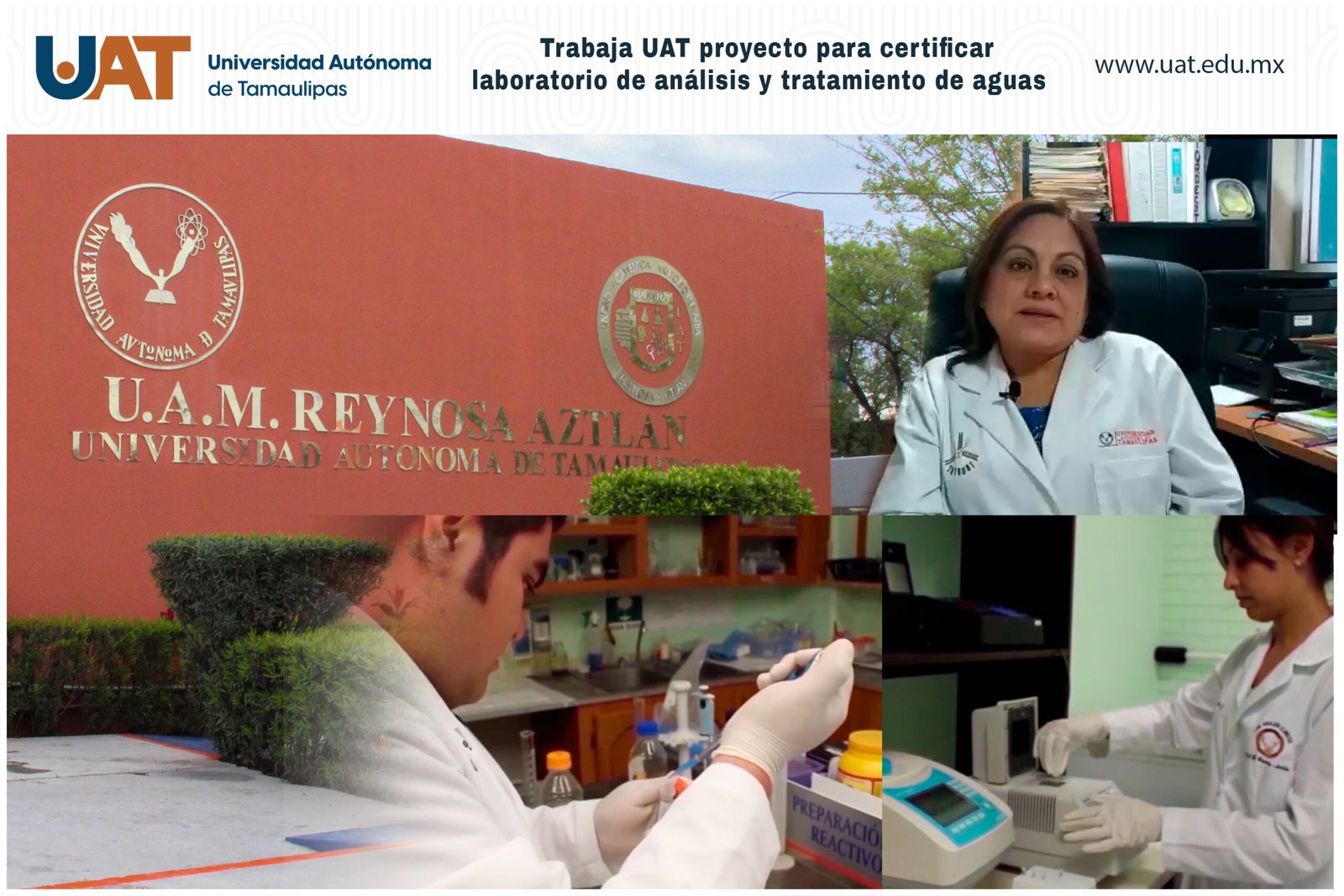 06 Trabaja UAT proyecto para certificar laboratorio de ana╠ülisis y tratamiento de aguas