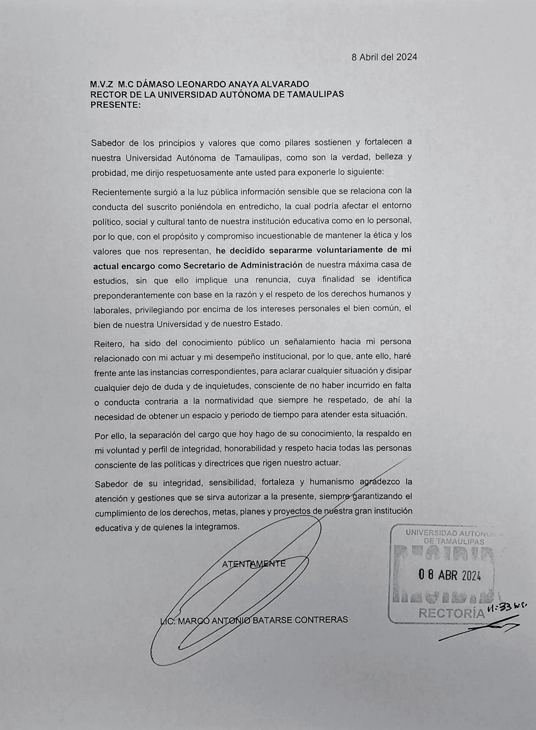 ANEXO DOCUMENTO SEPARACION DEL CARGO