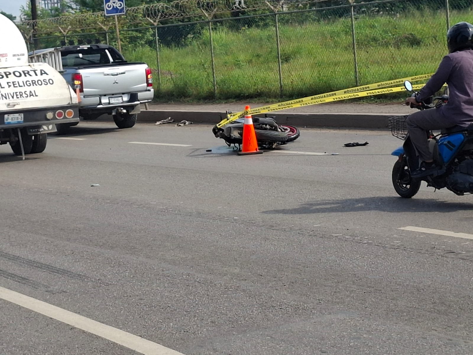 Choque entre taxi y motocicleta deja un lesionado en Altamira ...
