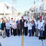 Avanza pavimentación con concreto hidráulico en colonia Manuel R. Díaz