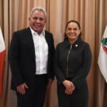 Senadora Olga Sosa sostiene reunión de trabajo con Marco García Ayala, líder nacional de la FSTSE