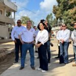 Supervisan avance de colector sanitario en colonia Laguna de la Puerta