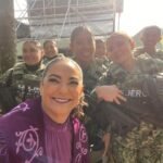 Olga Sosa asiste a ceremonia del 8M encabezada por Claudia Sheinbaum