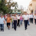 Gobierno de Mónica Villarreal responde a la petición de más de 50 años con pavimentación en la colonia México