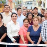 Atiende Mónica Villarreal rezago de más de 40 años con pavimentación en La Arboleda