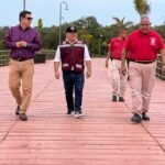 Advierten sanciones por uso indebido de motos en puente peatonal de la Laguna del Carpintero