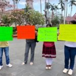 Alumnos de telesecundaria protestan por falta de electricidad en Tampico