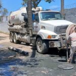 COMAPA Altamira realiza limpieza y mantenimiento en pozos de visita del municipio