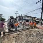 Avanza COMAPA SUR en rehabilitación de vialidades afectadas por obras sanitarias