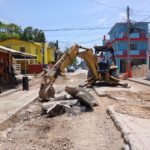 Avanzan obras para eliminar socavones en distintos sectores de Tampico